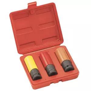 지니어스-자동차휠용 임팩트소켓세트 CW-403M 3pcs (1EA) 임스 공구부품 산업용품 휠용 차량 작업 복스알