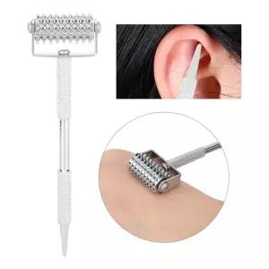 링크 바늘마사지 귀 침술 롤러 포인트 얼굴 프로브지압 마사지 지압볼