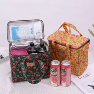 (쓰리몰) 상큼체리-보온 보냉가방 쿨러백도시락 보온보냉 이유식 나들이 미니보냉 보온 아이스 쿨러 쿨링