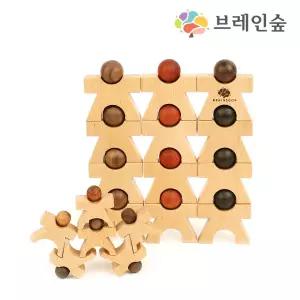아동교구 발란스 쌓기놀이 패밀리 원목블럭 도미노 감각발달 공간구성 교육완구