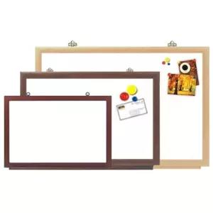토탈 신우드 화이트보드 자석형 500x700칠판 게시 프레임 학습 보드 학원 공부방