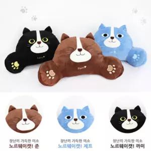 애니나라 노르웨이캣 허리쿠션(BIG)캐릭터인형 겸인형 인형겸 귀여운 인테리어 인테리어용