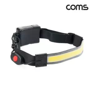 Coms 헤드램프 LED 후레쉬 조명 랜턴 야간 산행 스포츠 레저 캠핑 낚시 AAX3별매밝기조절 활동성을챙긴 등