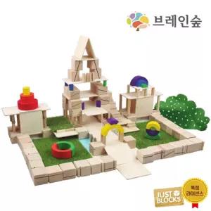 어린이집 원목블럭 스마트라인 어드밴스 214 아기선물 유아교구 집중력발달 완구 블록