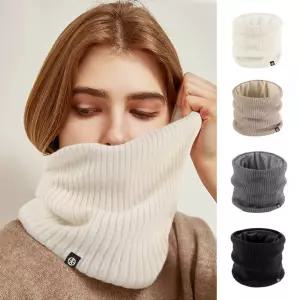 차별화된 포근함 넉넉한 따뜻함 넓은골지 방한 넥워머골프 용품 겨울 니트 목도리 스포츠 목토시 목토 게이