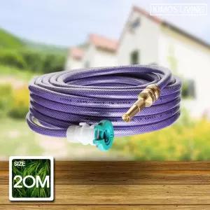 (키모스)무독 워터샷 호스세트20M 물호스 분사기 청소용호스 호스릴 호스 수도 원예 원예용 청소용 고압 말