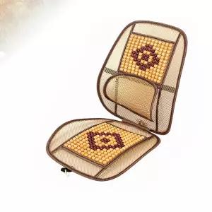 허리편안 차량용 여름시트 방석 사무실 쿨방석 우드쿨 매쉬커버 시트 자동차 자동차링 쿨링 매트 통풍 용쿨