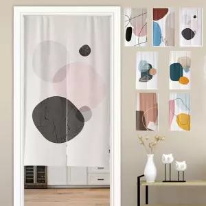 키밍 주방 베란다 공간분리 패브릭 커튼 가림막 문가리개 다용도 거실 모던 인테리어 방안 통풍 실내 아파