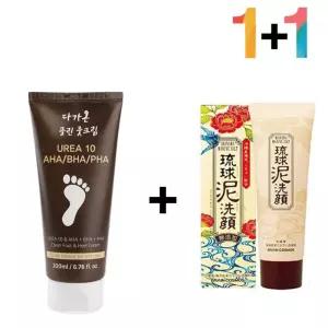 우레아 10 프로 각질제거 풋 발 크림 진흙 머드 폼남자 남성 여자 여성 제거 뒷꿈치