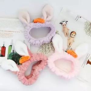 [셀러에이드]세안용 샤워 헤어밴드 토끼모양 머리띠