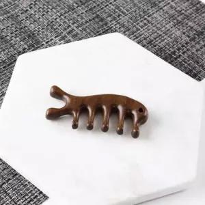 [셀러에이드]두피 지압 마사지 우드 괄사 얼굴 승모근 릴렉스 리프팅 다리