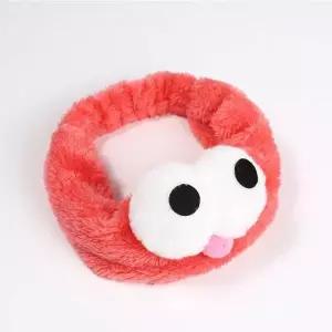 [셀러에이드]극세사 목욕 샤워 세안 헤어 밴드 머리띠 세수용 얼굴 왕눈이 캡