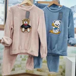 넉넉한 프리 수면 잠옷세트 귀여운 파자마파티 캐릭터 루즈핏 겨울