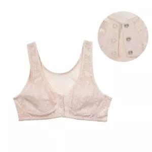 인견 빅사이즈브라 B컵 노와이어 앞버튼 후크 똑딱이 브래지어 이어 수유 후크렛 여밈