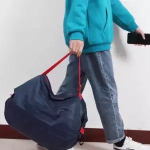 장바구니 숄더백가방 포켓 시장접이식 접이식백 휴대용백 판촉물 마트 바구니