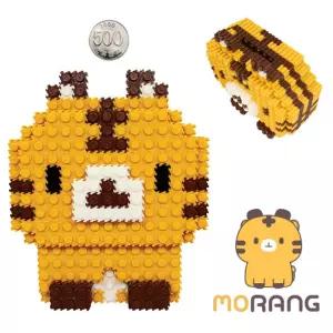 이지 툭툭블럭) 12띠 저금통_호랑이 (모랑이)미니블록 조립 모형 어린이 장난감 놀이 완구 툭툭