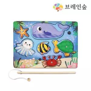 자석놀이교구 바다고래 아기낚시장난감 완구 촉각발달 물고기 영유아용 조카선물