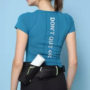 케어리즘 핸드폰 허리가방 벨트백 힙색 (블랙)플립 런닝 골프 슬링 벨트 등산 미니 허리 여행용 주머니 유