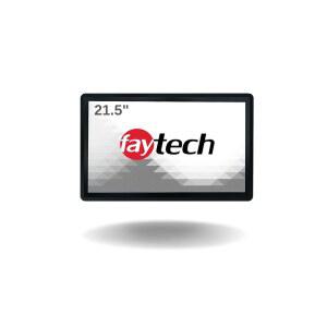 페이테크 21.5인치 정전식 터치스크린 모니터 - HDMI VGA DP USB Windows Mac 및 Linux와 호환됩니다. 세컨드 스크린 POS 시스템 자판기 HMI 디지털 사이니지 키오스크에 완벽합니다