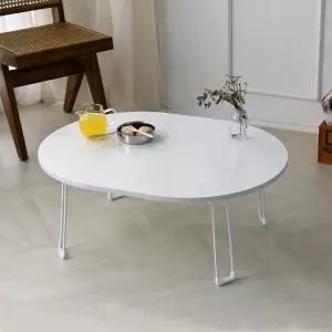 타원 접이식 좌식 거실테이블 밥상 책상 손님상 8060 공부상 다용도