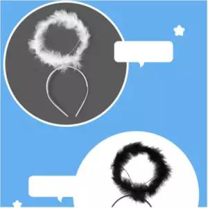 다정한살림 천사 악마 머리띠 파티머리장식