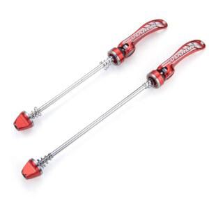 비아론 MTB 퀵 릴리스 액슬 앞뒤 산악 자전거 꼬치 세트 알루미늄 합금 휠 허브 QR 레버