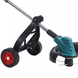 예초기 보조 바퀴 거치대 운반 작업 지지대 받침대 잔디깎는기계 잡초제거 농업용 이동식 풀깎이 제초기 깍