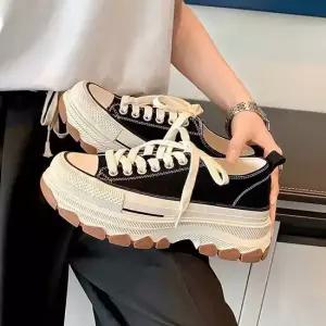 발편한 캐주얼 봄 여름 가을 패션 무드 키높이 운동화 원피스스니커즈 여성스니커즈