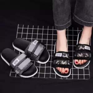 남녀공용 찍찍이 슬리퍼 커플룩 낮은굽 발편한 슬리퍼 여성슬리퍼 여름슬리퍼