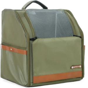 펫시크 대형 고양이 캐리어 백팩 통기성 메쉬가 있는 그늘진 작은 강아지 하이킹 여행 야외 을 위한