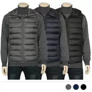 따뜻한 후드 패딩 조끼 MJS18064남성 남자 남성용 남자용