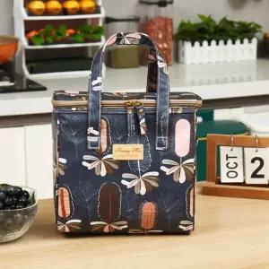 쓰리몰 깃털 꽃밭 보온보냉가방 소풍 쿨러백 아이스백 이유식 쿨링 도시락 보냉 쿨러