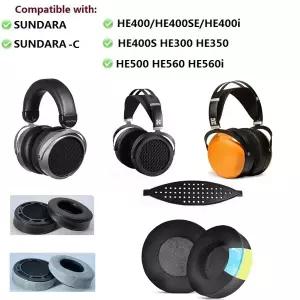 호환 Hifiman SUNDARA HE400 HE400SE 400i 400s HE560 560i HE500 300 350 헤드폰 교체 용 귀마개 이어 필