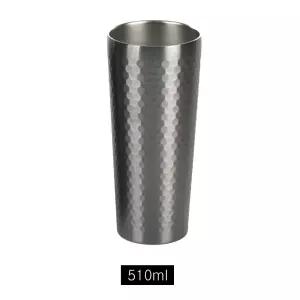 블랙허니 이중진공 스텐컵 510ml이중물 레스텀블러 스테인 휴대용 사무실 맥주잔 쥬스 510ML음료 냉장고 진