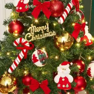 120cm 꼬깔 산타 장식세트크리스마스 트리 성탄절 오너먼트 꾸미기