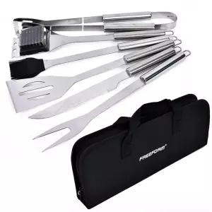 스텐 바베큐 조리 도구 6p 가방 세트 기구 캠핑