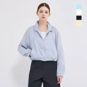 [롯데백화점]시스티나 윈드브레이커 루즈핏 볼륨 소매 점퍼