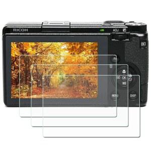 Ricoh GR III X GRIII 3 IIIx GRIIIx 3x 9H 경도 0.3mm 초박형 강화 유리 스크린 전체 커버 가장자리부터 가장자리까지 보호 3피스