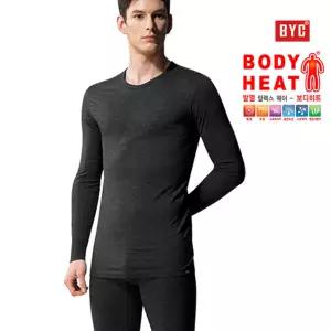 BYC 보디히트 남성내복 보온 남자 동내의 상하세트 내의 기모내의 발열내의 면내의
