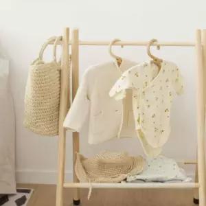 인생띵작 감성 우드행거 원룸 나무 옷방 캠핑 행거 원목 수납장 튼튼한 옷장 미니 조립식 스탠드