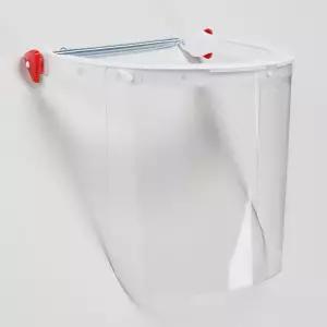 보안면 F-66A 투명 곡렌즈 안전모 고글 보호 내열구 보호대 얼굴대 방역 산업현장 공업용마스크 용접 장비