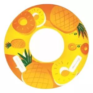 국내산 KC인증 파인애플 원형 손잡이 튜브 80cm 수영 물놀이 어린이 청소년 이용품 유아 아기 성인 하트 보