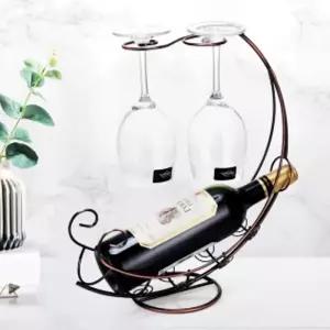 와인랙 문라잇 와인렉 브론즈 잔랙 와인잔 걸이홀더 보관 거치대 고급 인테리어 꽂이 와인 보관대 원목 선