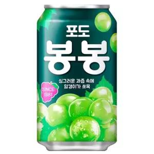 해태 포도 봉봉 340mlx24캔 큰음료 주스 쥬스 과육 과일 과일수 과육수