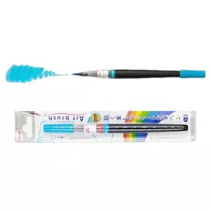 일본직수입 수채화 컬러 브러시(스카이블루)캘리 켈리펜 캘리 그라피 피용 칼라 수채피 그래피 피재료 화붓