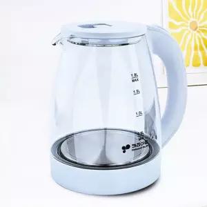 키친아트 포이베 강화유리 무선주전자 1.8L 티포트 전기 차포트 포트 주전자 카페 티팟