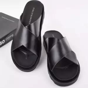 데일리 남자 외출 슬리퍼 슈즈 발편한 실내화 신발