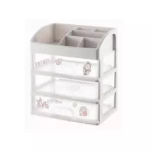 메이크업 케이스 3단 C 1set 헤어 관리 소품 정리네일함 화장품진열장 서랍 정리함 선반 박스 장비 트레이