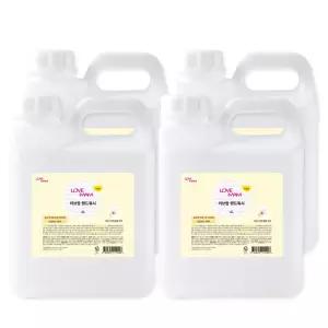 러브맘 핸드워시 4Lx4통물비누 손클리너 거품세정제 포밍