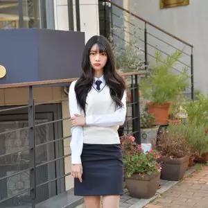 교복몰 사계절 치마 네이비학생 스커트